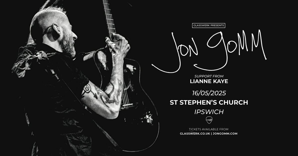 Lianne Kaye supporting Jon Gomm, 16 May | Event in Ipswich | AllEvents