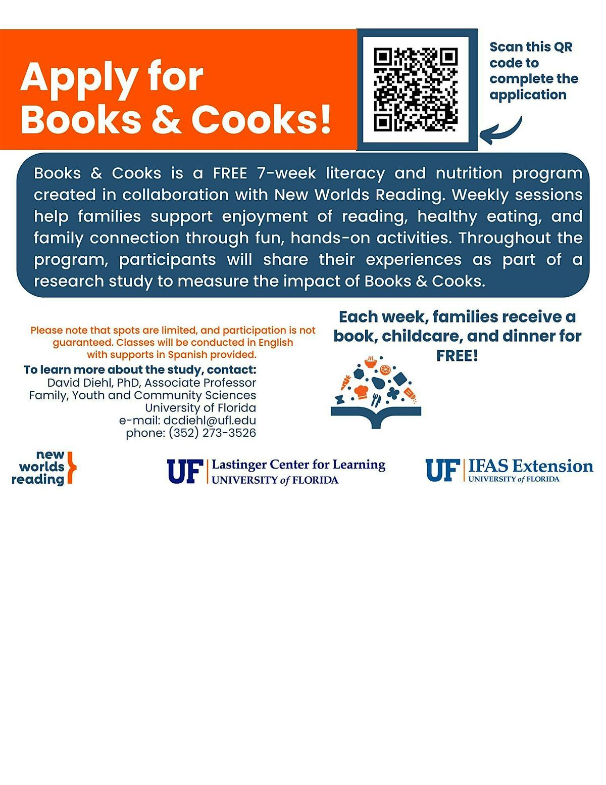 Books and Cooks, 9 September | Event in Yulee | AllEvents