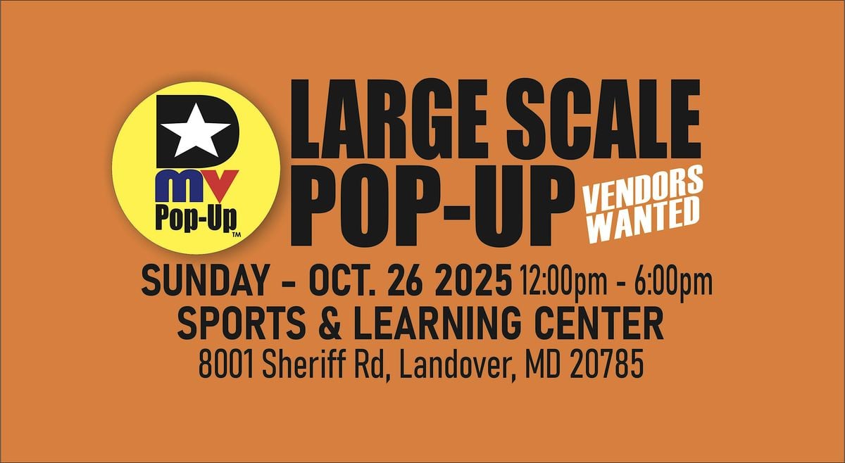 DMV POP UP, 26 October | Event in Largo | AllEvents