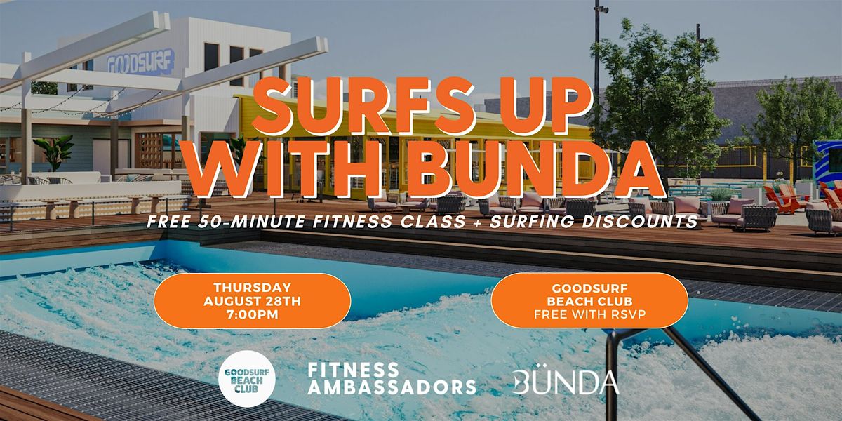 Surfs Up with Bünda, 28 August | Event in Dallas | AllEvents