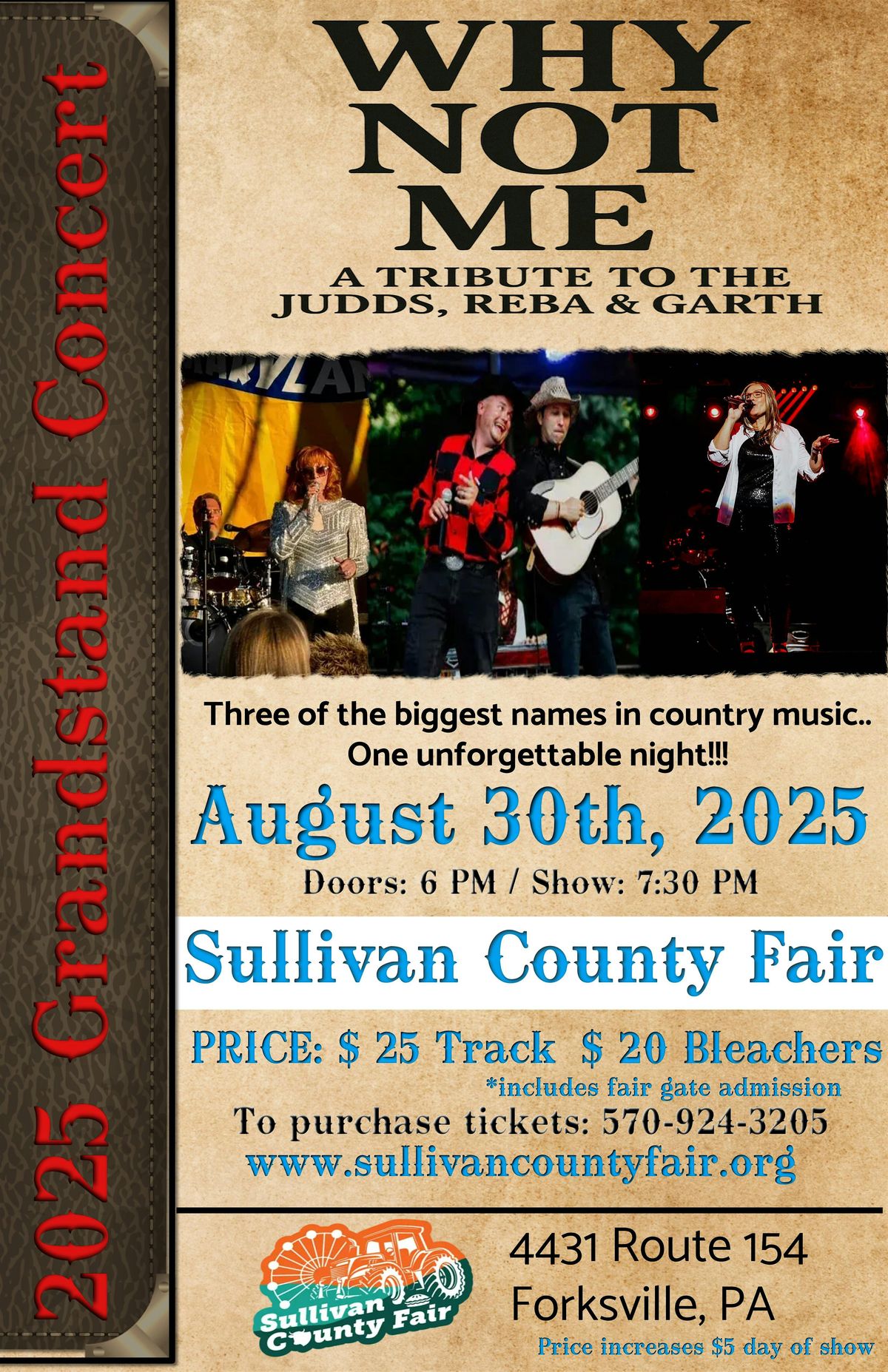Why Not Me- Tribute to "The Judds", Reba & Garth, 30 August | Event in Forksville | AllEvents