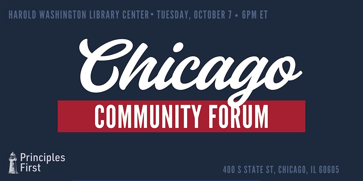 Principles First Community Forum: Chicago | Event in Chicago | AllEvents