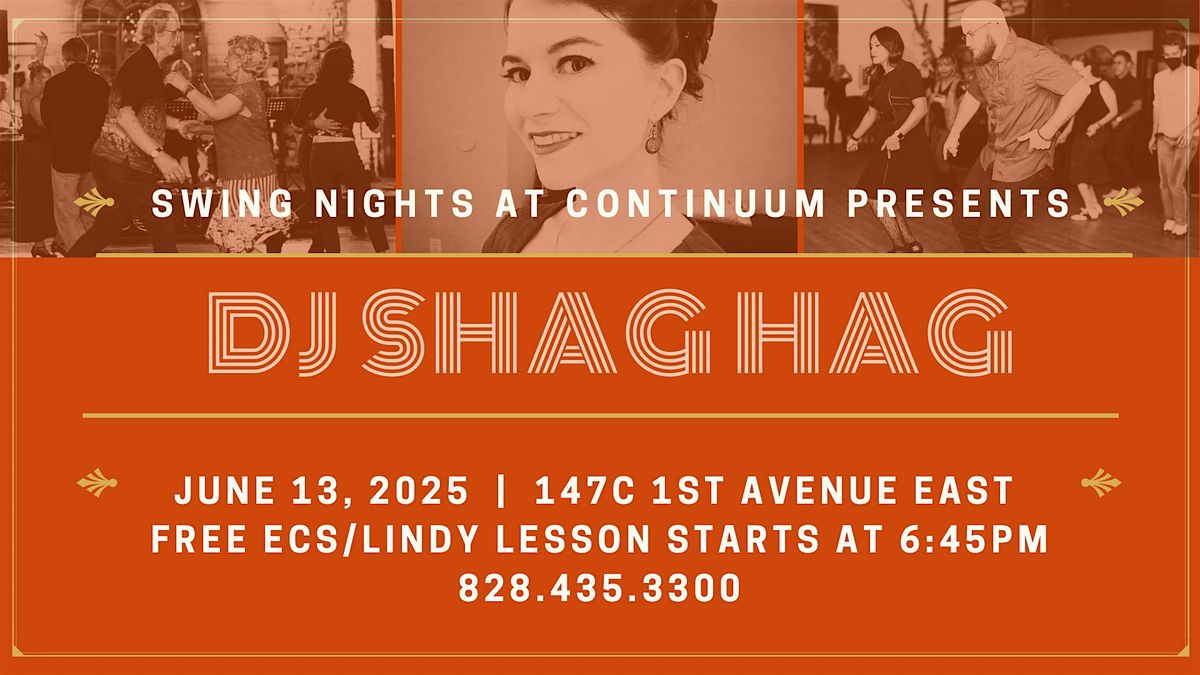 SWING NIGHTS at Continuum with DJ SHAG HAG!, 13 June | Event in Hendersonville | AllEvents