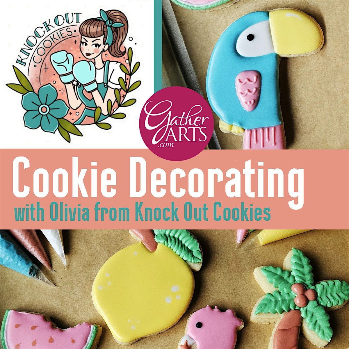 Summer Fun Cookie Decorating w/ Olivia from Knockout Cookies 1PM-3pm | Event in Gresham | AllEvents