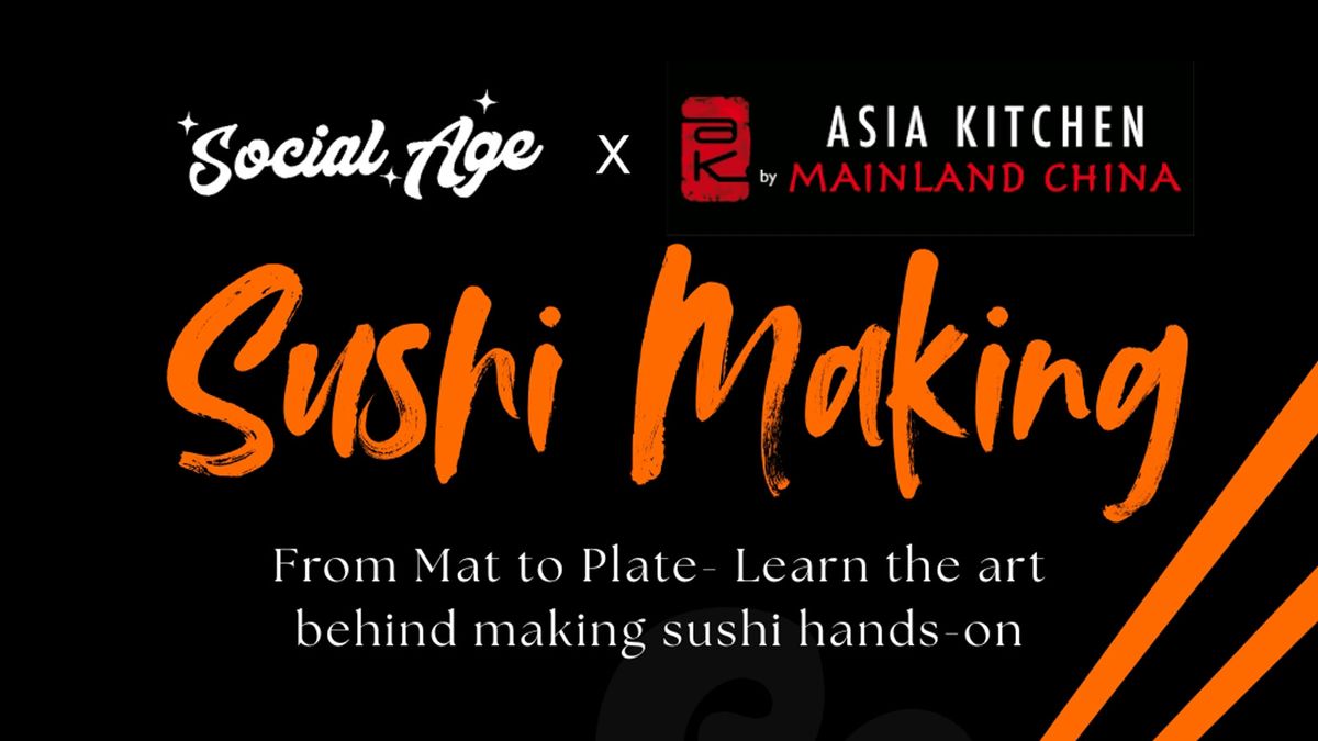 Sushi Making Experience by Social Age x Asia Kitchen, 14 December | Event in Chennai | AllEvents