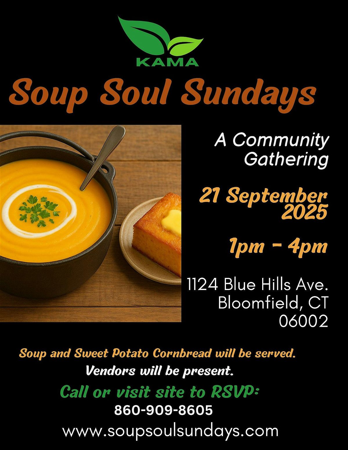 Soup Soul Sundays, 21 September | Event in Bloomfield | AllEvents