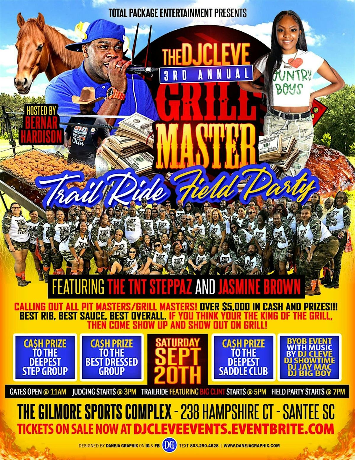 Dj Cleve Grill Master Trail Ride/Field Party, 20 September | Event in Santee | AllEvents