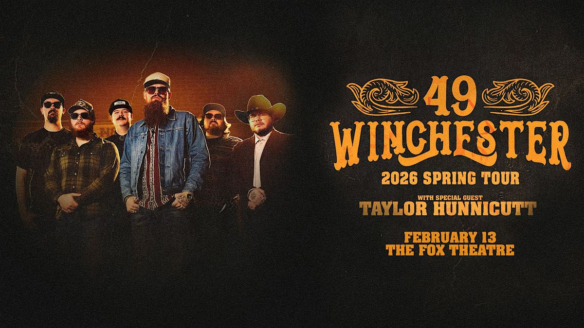 49 Winchester returns to The FOX w/special guest Taylor Hunnicut (Ages 18+), 13 February | Event in Hays | AllEvents