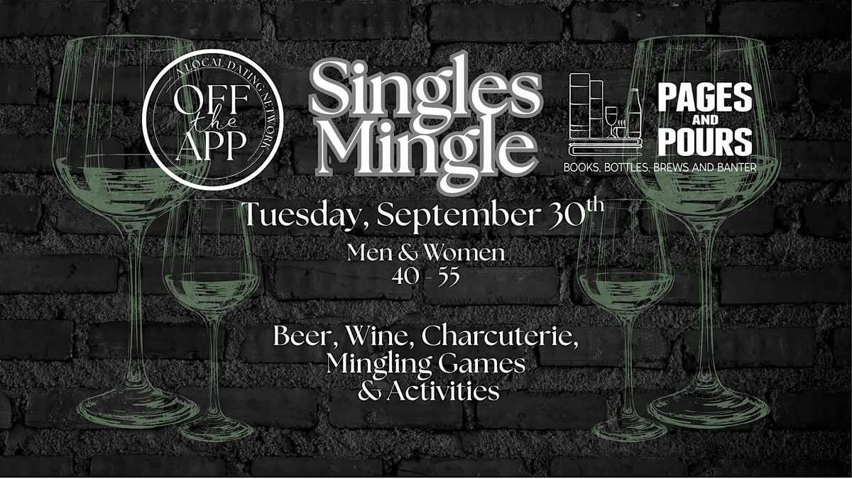 Singles Mingle @ Pages & Pours - De Pere, 30 September | Event in De Pere | AllEvents