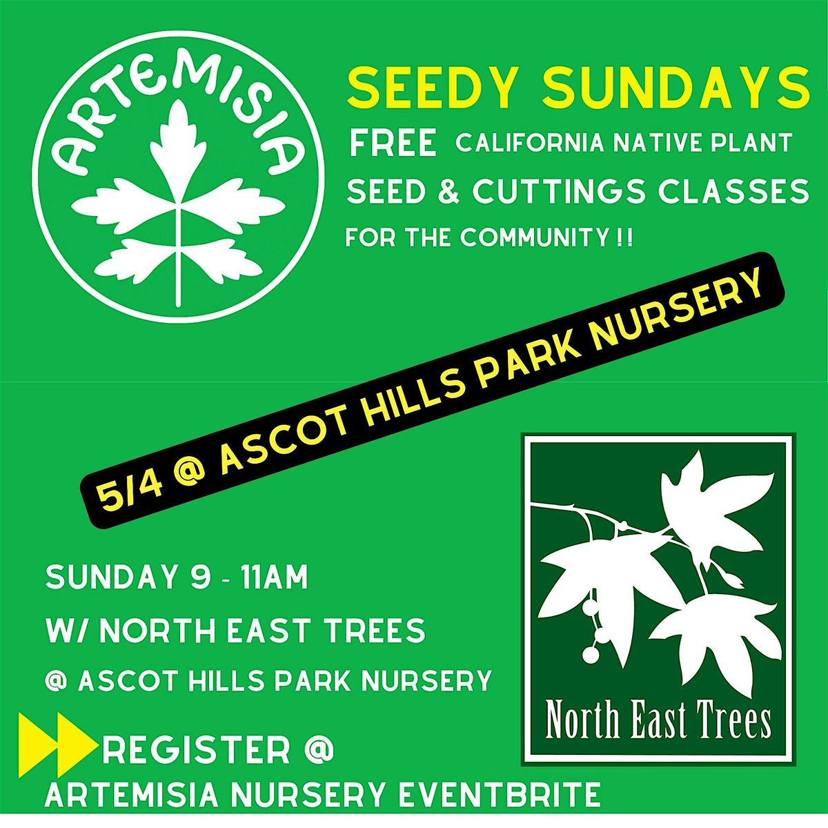 Native Plant & Seed Propogation Classes - FREE @ Ascot Hills Park | Event in Los Angeles | AllEvents