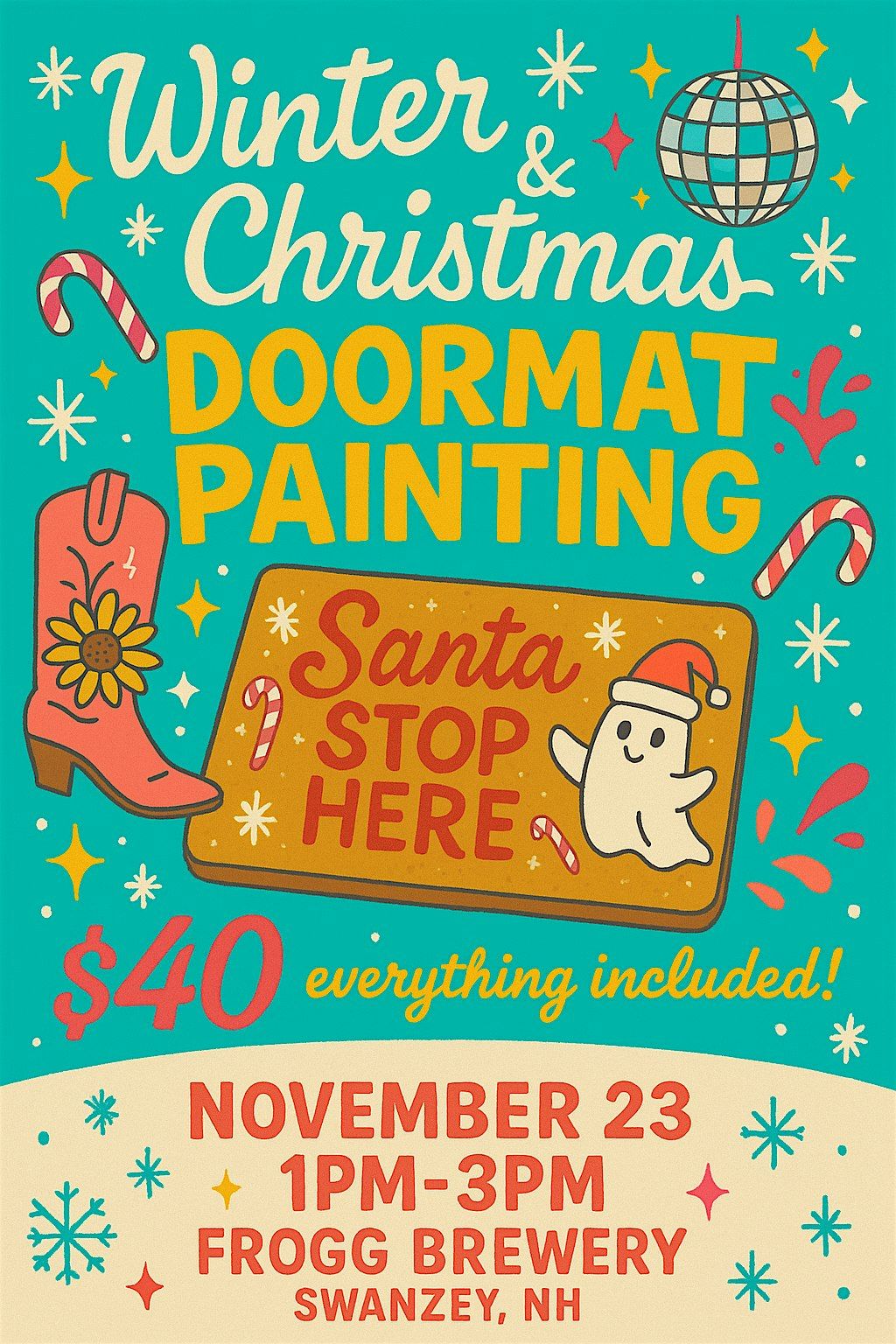 Winter/ Christmas Doormat Workshop, 23 November | Event in Swanzey | AllEvents