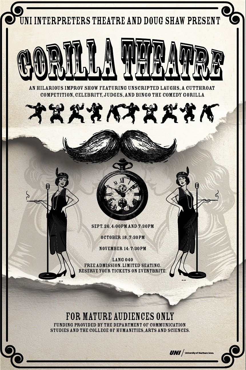 Copy of Gorilla Theatre Improv | Event in Cedar Falls | AllEvents