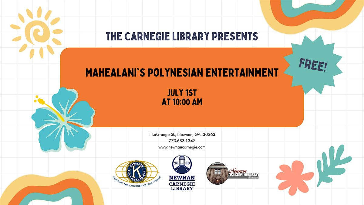 Mahealani's Polynesian Entertainment, 1 July | Event in Newnan | AllEvents