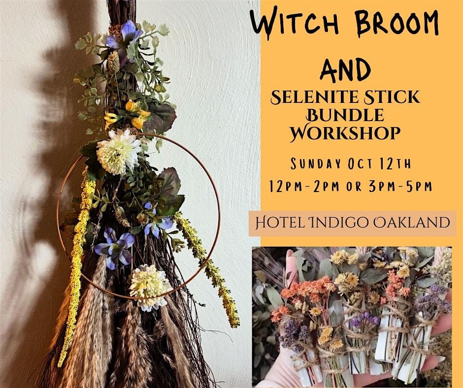Witch Broom and Selenite Stick Bundle Workshop, 12 October | Event in Pittsburgh | AllEvents