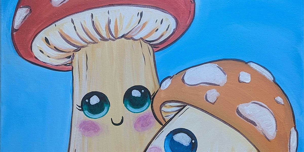 Mushroom Friends - Paint and Sip by Classpop!™, 27 July | Event in Rancho Santa Margarita | AllEvents