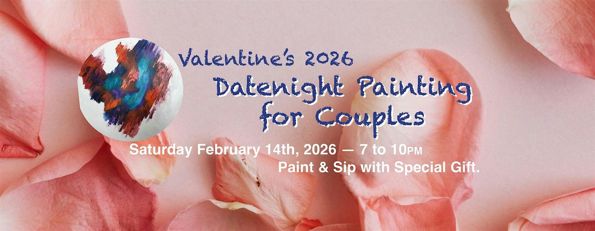 Valentine's 2026 Datenight Painting for Couples, 14 February | Event in Hamilton | AllEvents