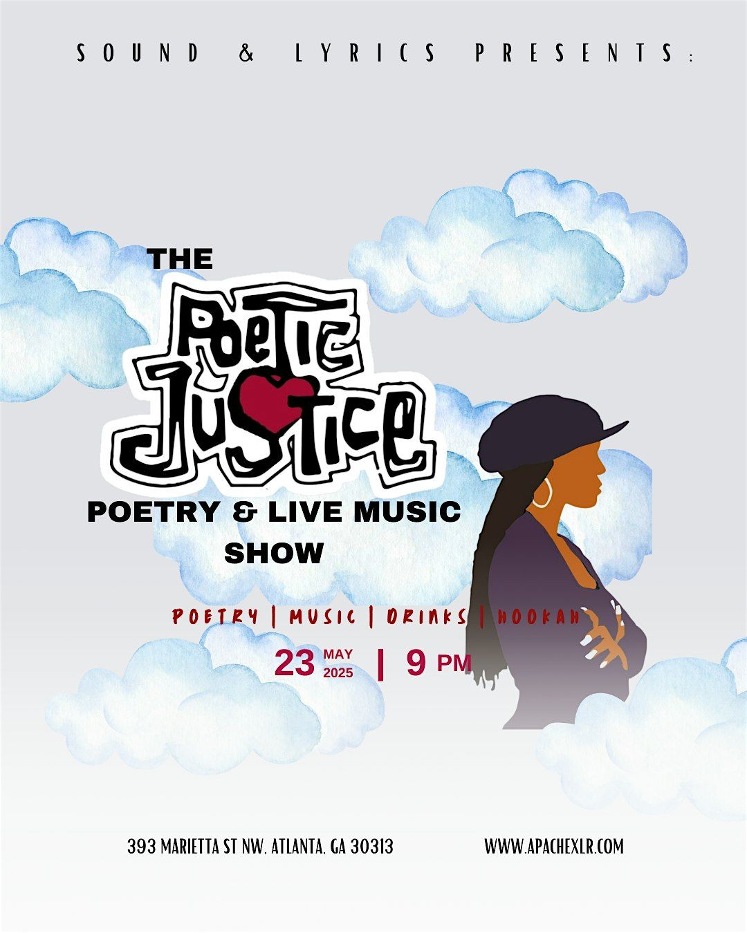 The Poetic Justice Poetry & Live Music Show, 23 May | Event in Atlanta | AllEvents