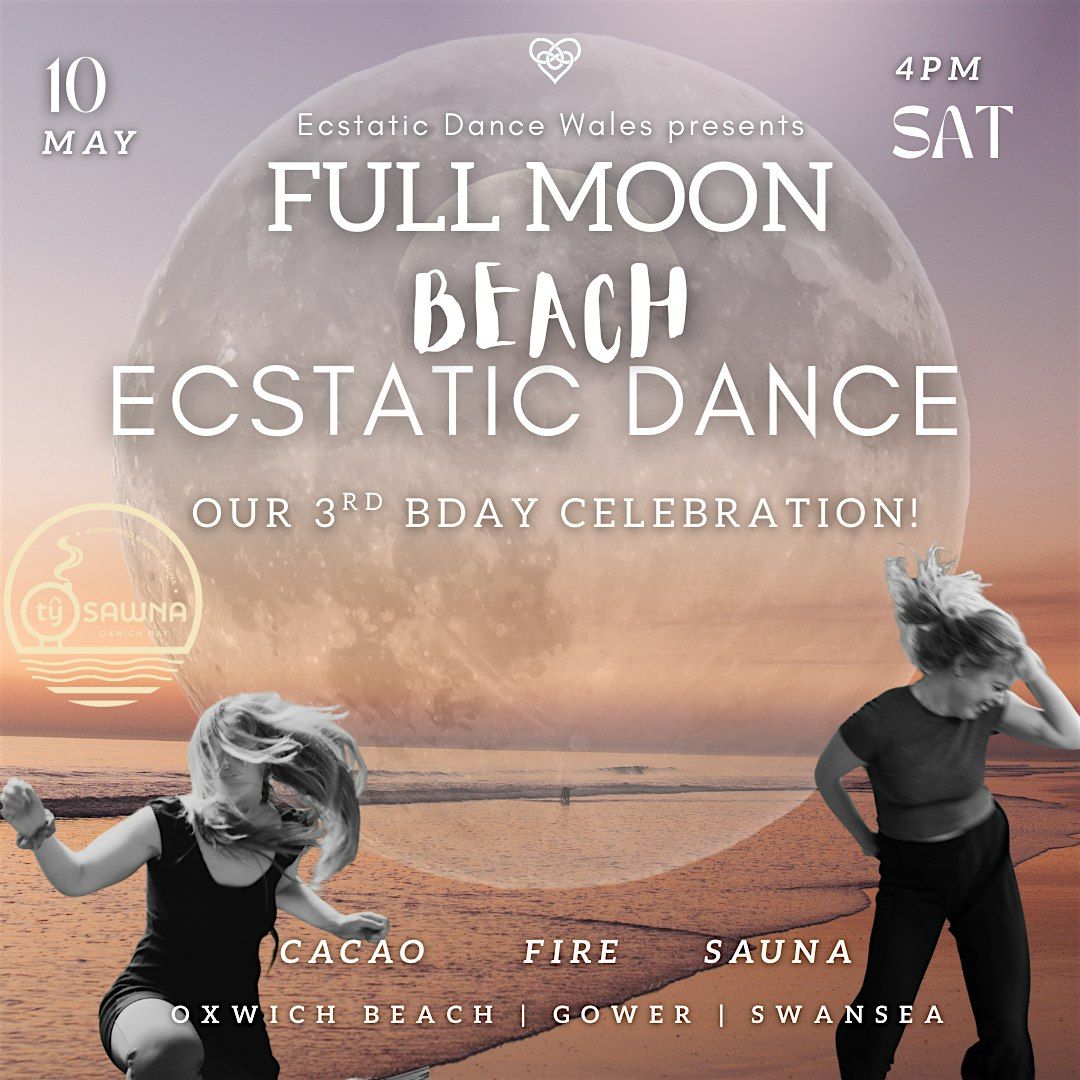 Full Moon Beach Ecstatic Dance, 10 May | Event in Swansea | AllEvents