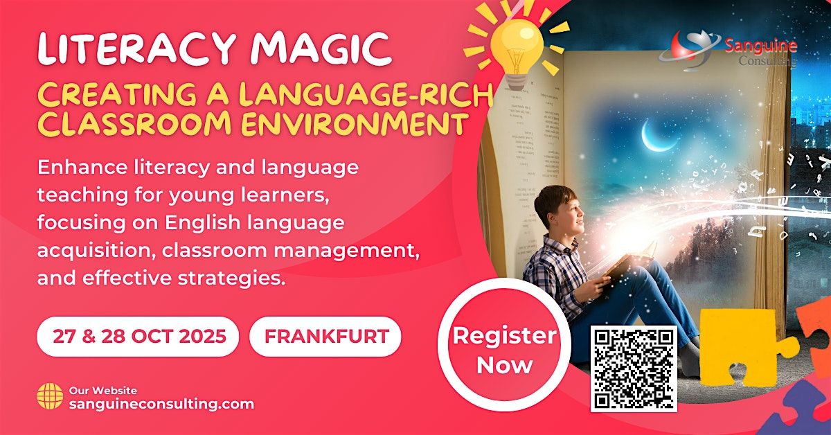 Literacy Magic: Creating a Language-Rich Classroom Environment, 27 October | Event in Frankfurt am Main | AllEvents