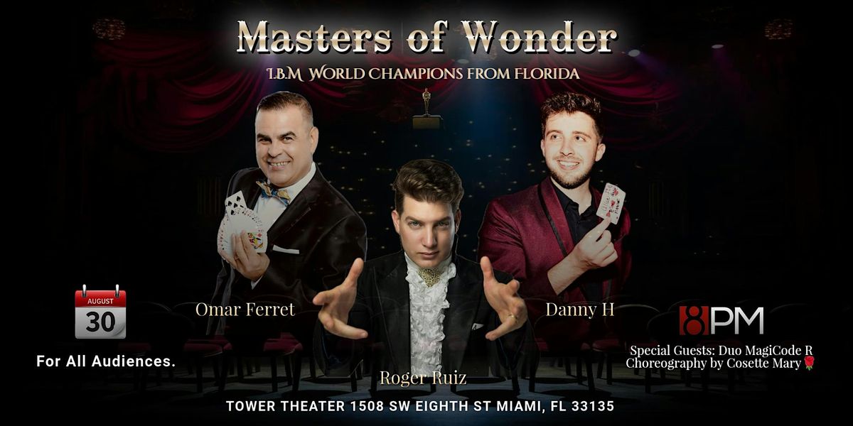 MASTERS OF WONDER  , IBM Word Champions From Florida, 30 August | Event in Miami | AllEvents