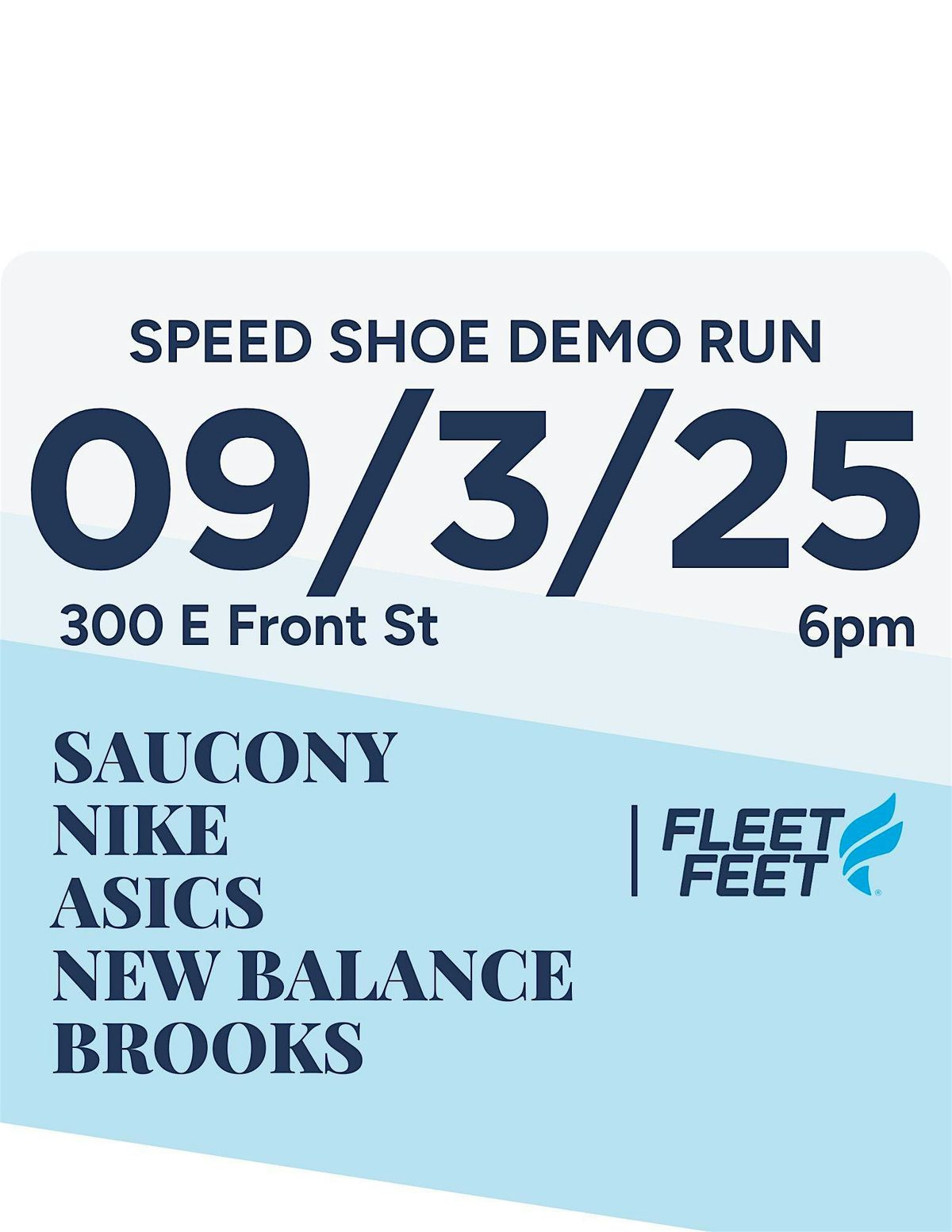 Speed Shoe Demo Night, 3 September | Event in Traverse City | AllEvents