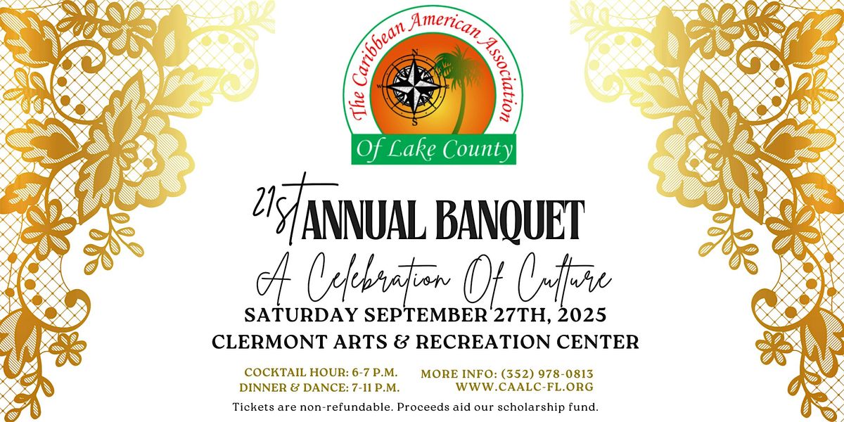 Caribbean American Association of Lake County 21st Annual Banquet, 27 September | Event in Clermont | AllEvents