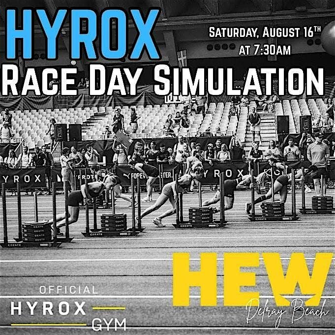 HYROX Race Simulation, 16 August | Event in Delray Beach | AllEvents