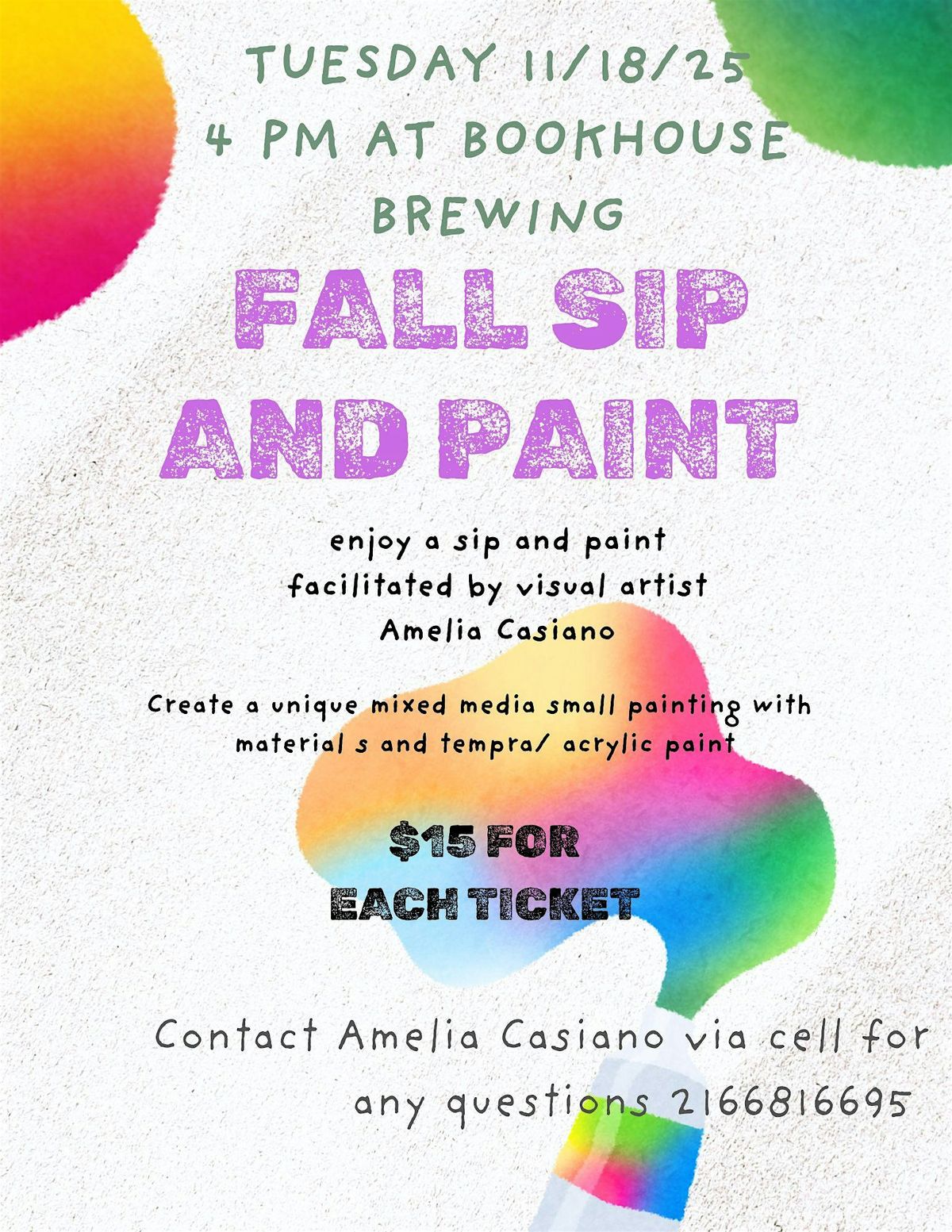 Fall Sip and Paint, 16 November | Event in Cleveland | AllEvents