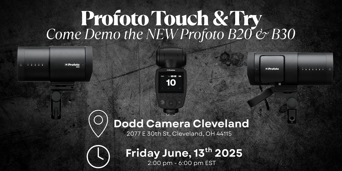 Profoto B20 & B30 Demo Day at Dodd Camera Cleveland, 13 June | Event in Cleveland | AllEvents