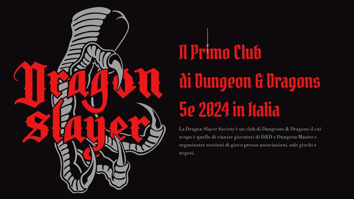 La nascita dei Dragonslayer - multitavolo D&D 2024, 20 September | Event in Padova | AllEvents