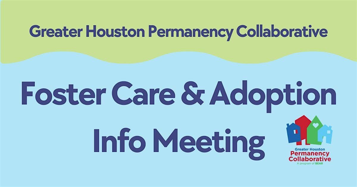 Greater Houston Permanency Collaborative Foster & Adopt Info Meeting, 20 November | Event in Houston | AllEvents