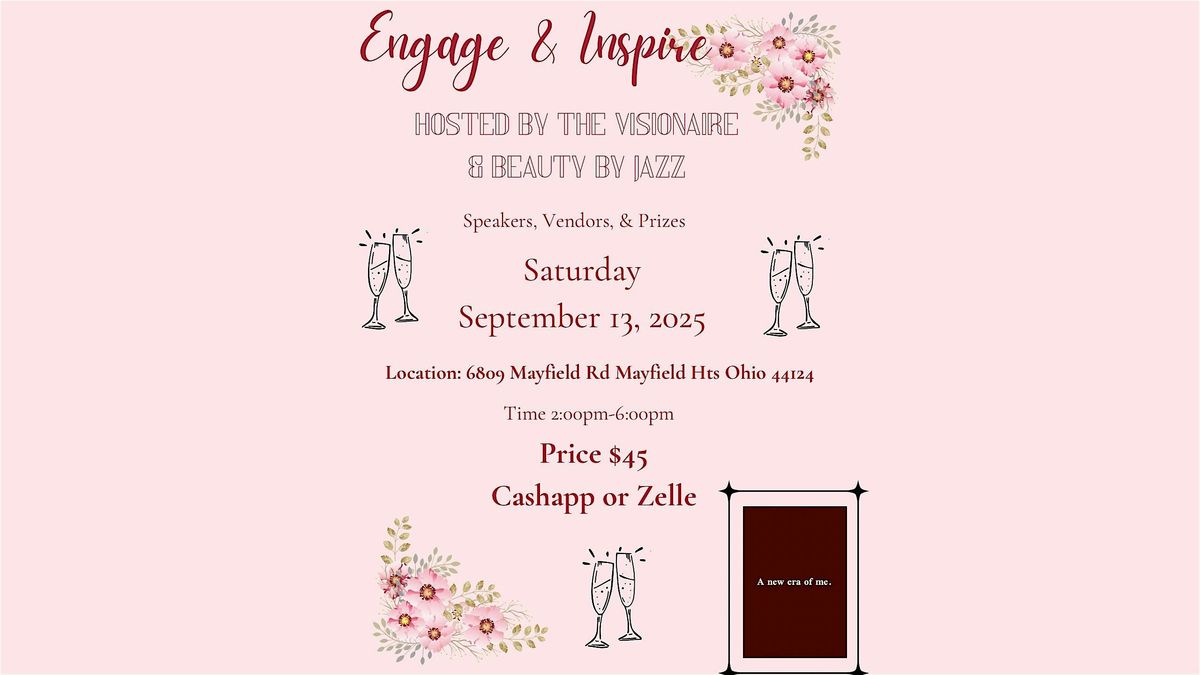 Engage & Inspire, 13 September | Event in Mayfield Heights | AllEvents