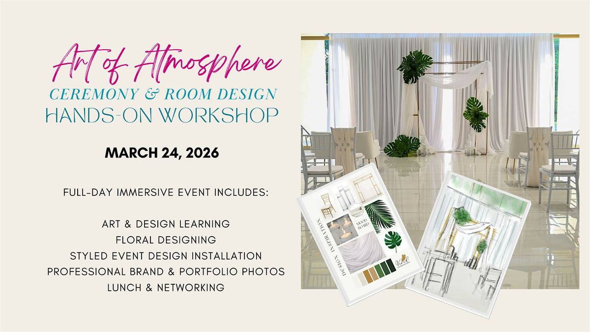 The Art of Atmosphere: Hands-on Ceremony & Room Design Workshop, 24 March | Event in Norfolk | AllEvents