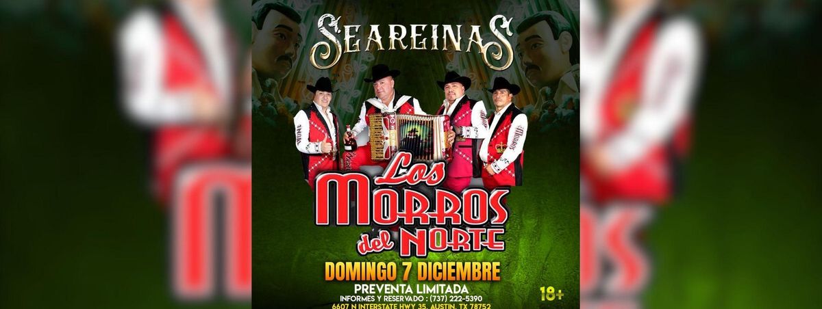 LOS MORROS DEL NORTE EN AUSTIN, 7 December | Event in Austin | AllEvents