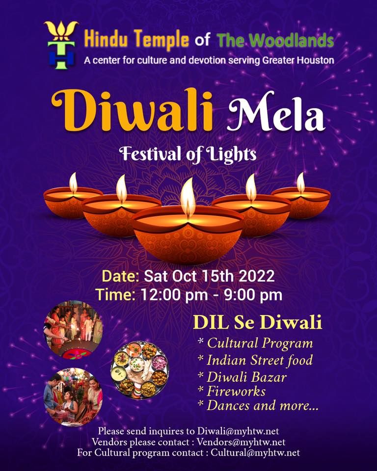Dil Se Diwali Hindu Temple Of The Woodlands October 15 2022 dil-se-diwali-hindu-temple-of-the-woodlands-october-15-2022