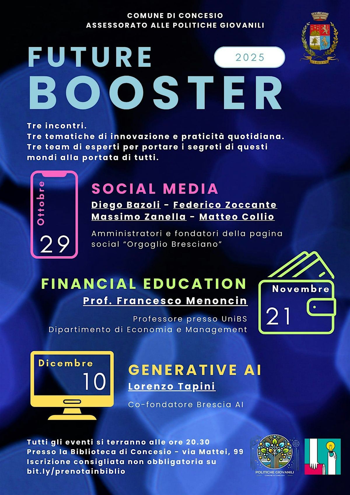 FUTURE BOOSTER - 10 Dicembre - Generative IA, 10 December | Event in Concesio | AllEvents