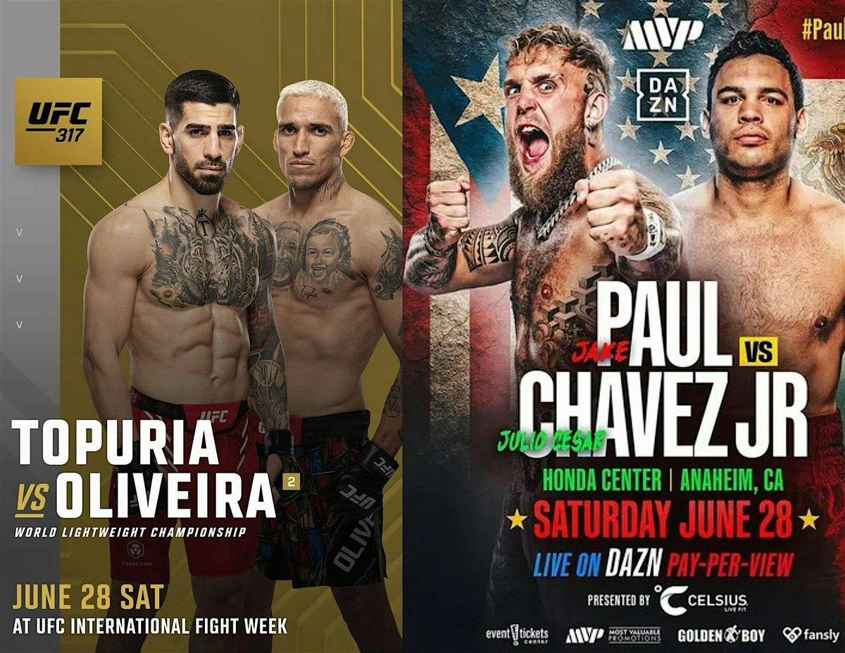 UFC 317 x Jake Paul vs. Julio Chavez Jr. at SPLASH, 28 June | Event in San Francisco | AllEvents