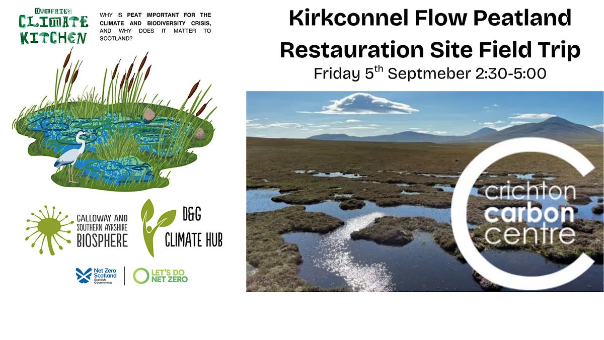Kirkconnel Flow Peatland Restauration Site Visit, 5 September | Event in Dumfries | AllEvents