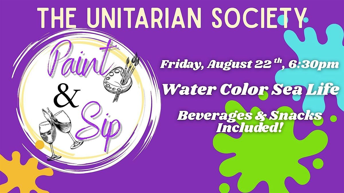 Paint & Sip - Water Color Sea Life, 22 August | Event in East Brunswick | AllEvents