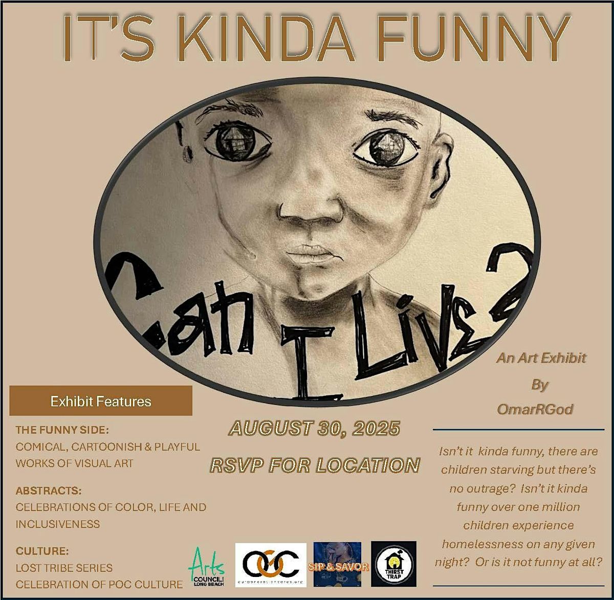 IT'S KINDA FUNNY AN ART EXHIBIT, 30 August | Event in Long Beach | AllEvents