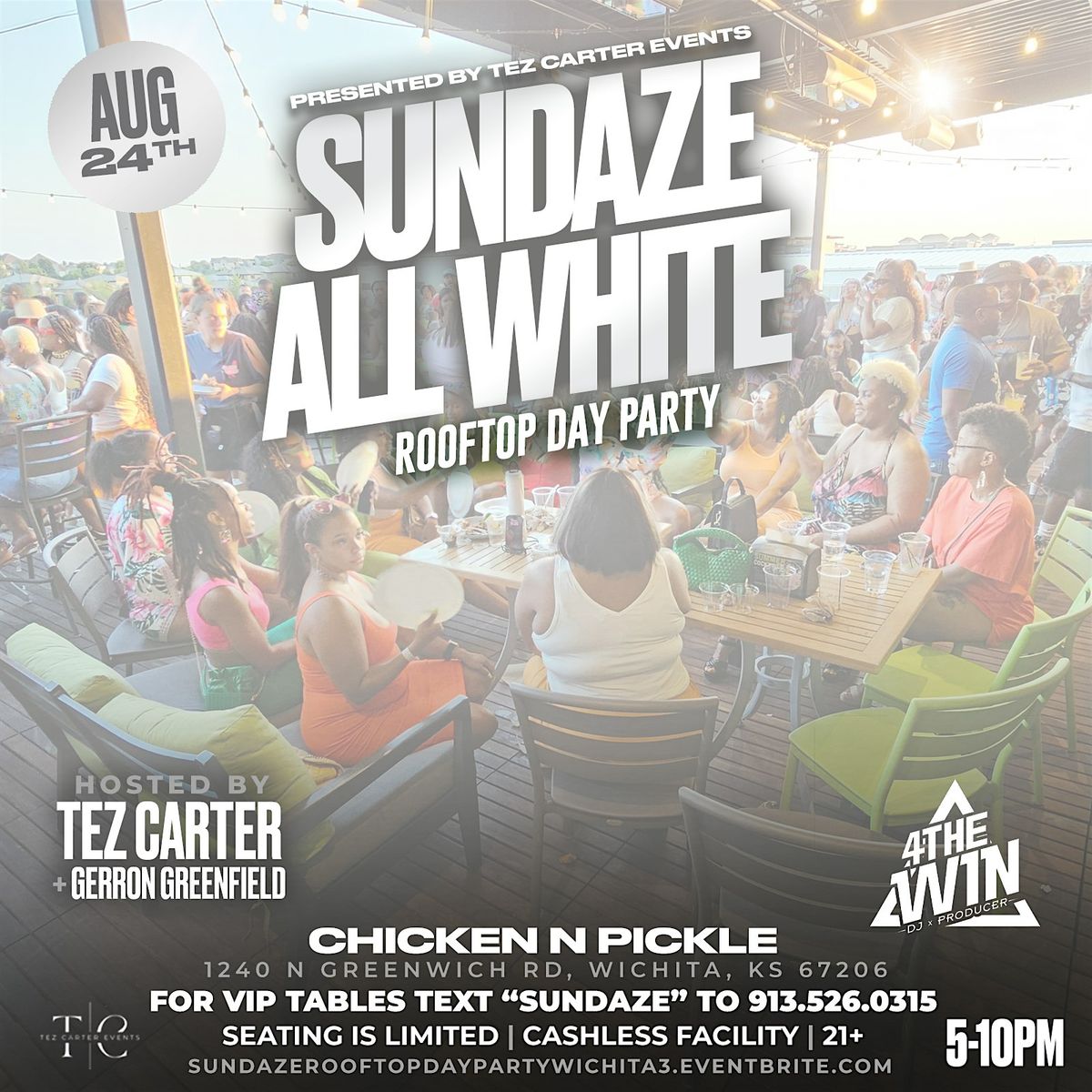 Sundaze: All White Rooftop Day Party- Wichita, 24 August | Event in Wichita | AllEvents