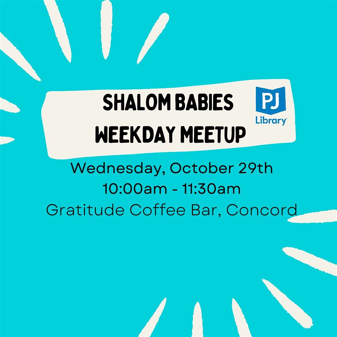 Shalom Babies October, 29 October | Event in Concord | AllEvents