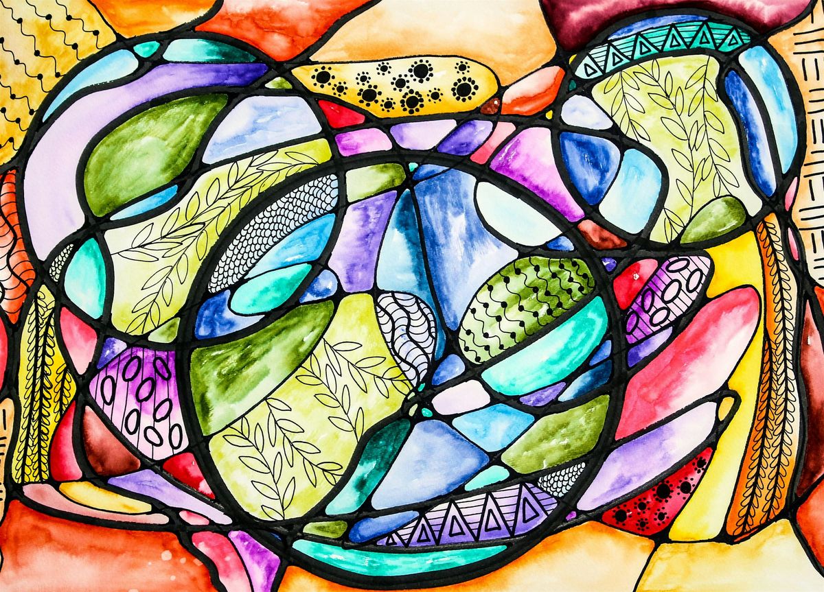 Neurographic Flow Paintings (Two-Part Class) | Heather Mattioni, instructor, 23 July | Event in Gloversville