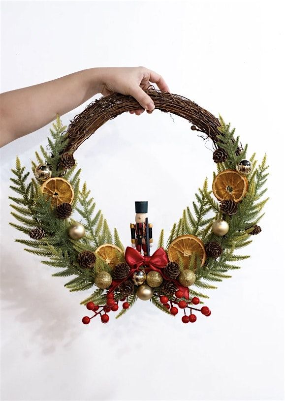 Christmas Wreath-Making & Watercolour Christmas Card, 20 December | Event in Bishan | AllEvents
