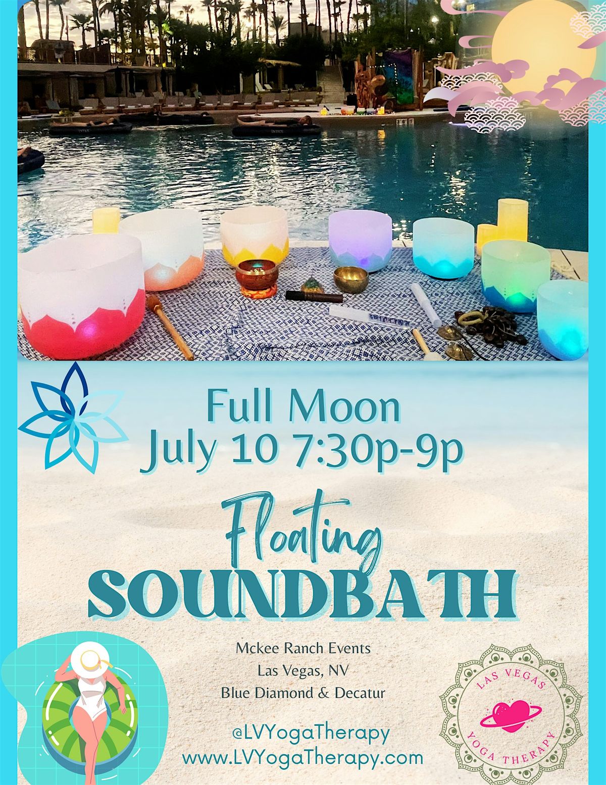 Full Moon Floating Soundbath, 10 July | Event in Las Vegas | AllEvents