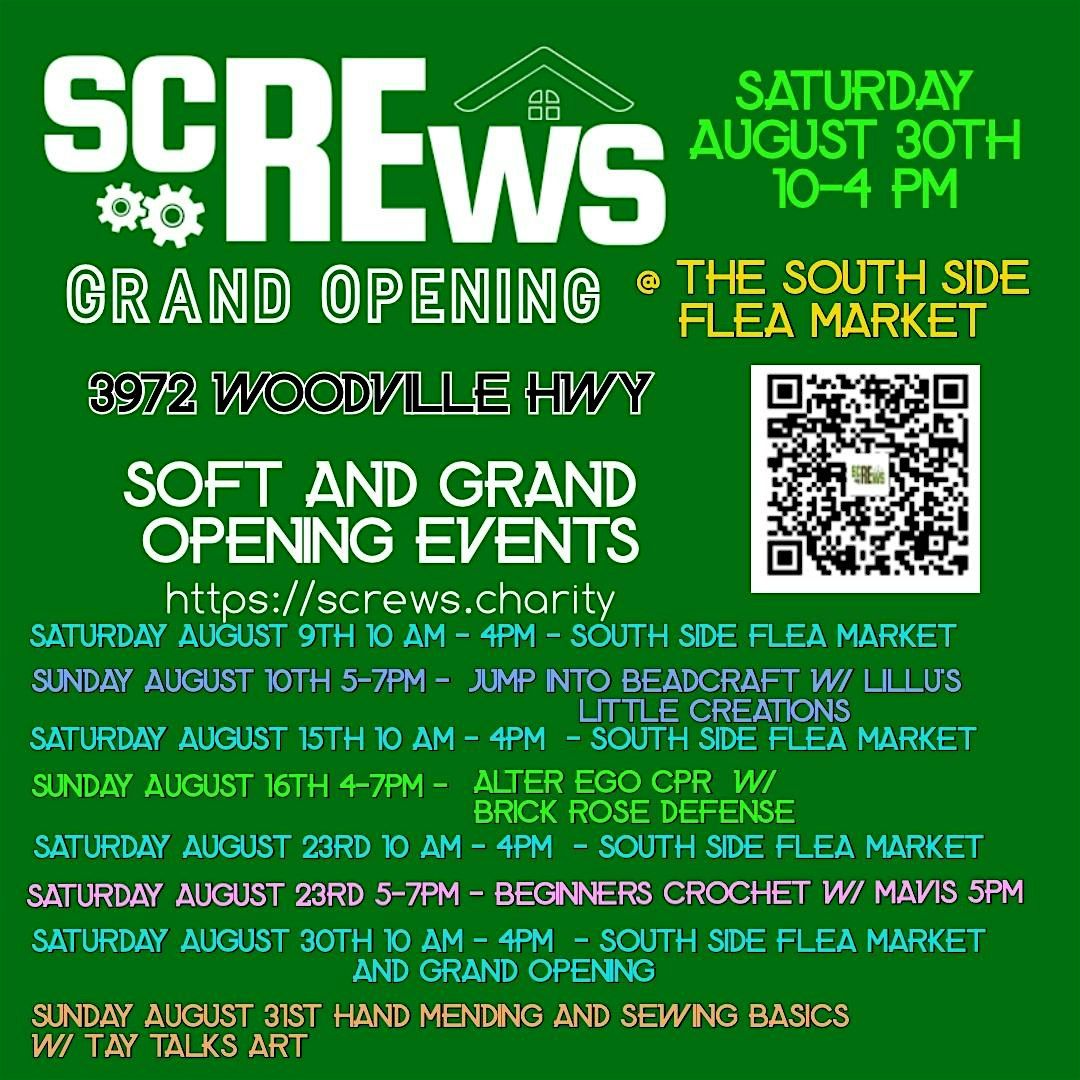 SCREWS Tool Library Grand Opening, 30 August | Event in Tallahassee | AllEvents