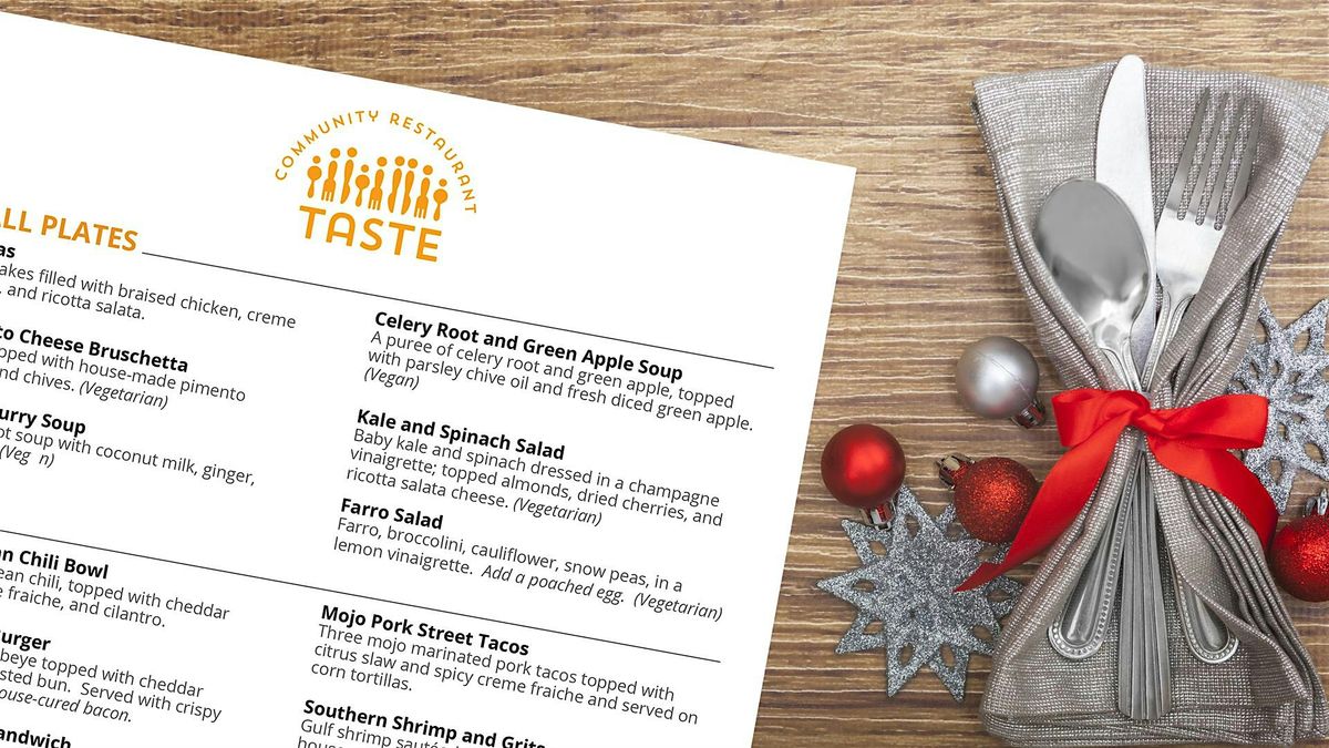 Winter Menu Tasting (Arlington), 5 December | Event in Arlington | AllEvents