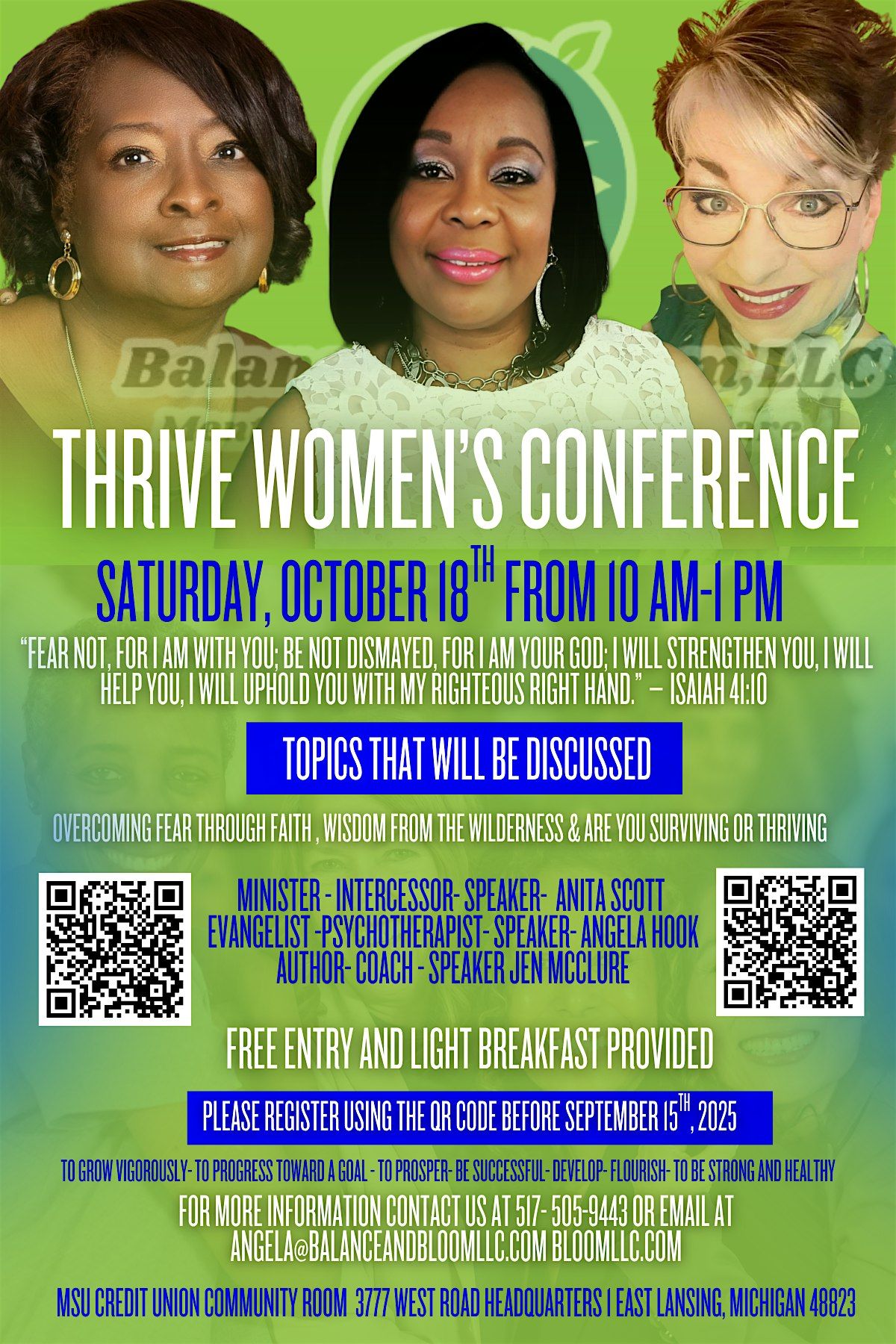Thrive Women's Conference, 18 October | Event in East Lansing | AllEvents