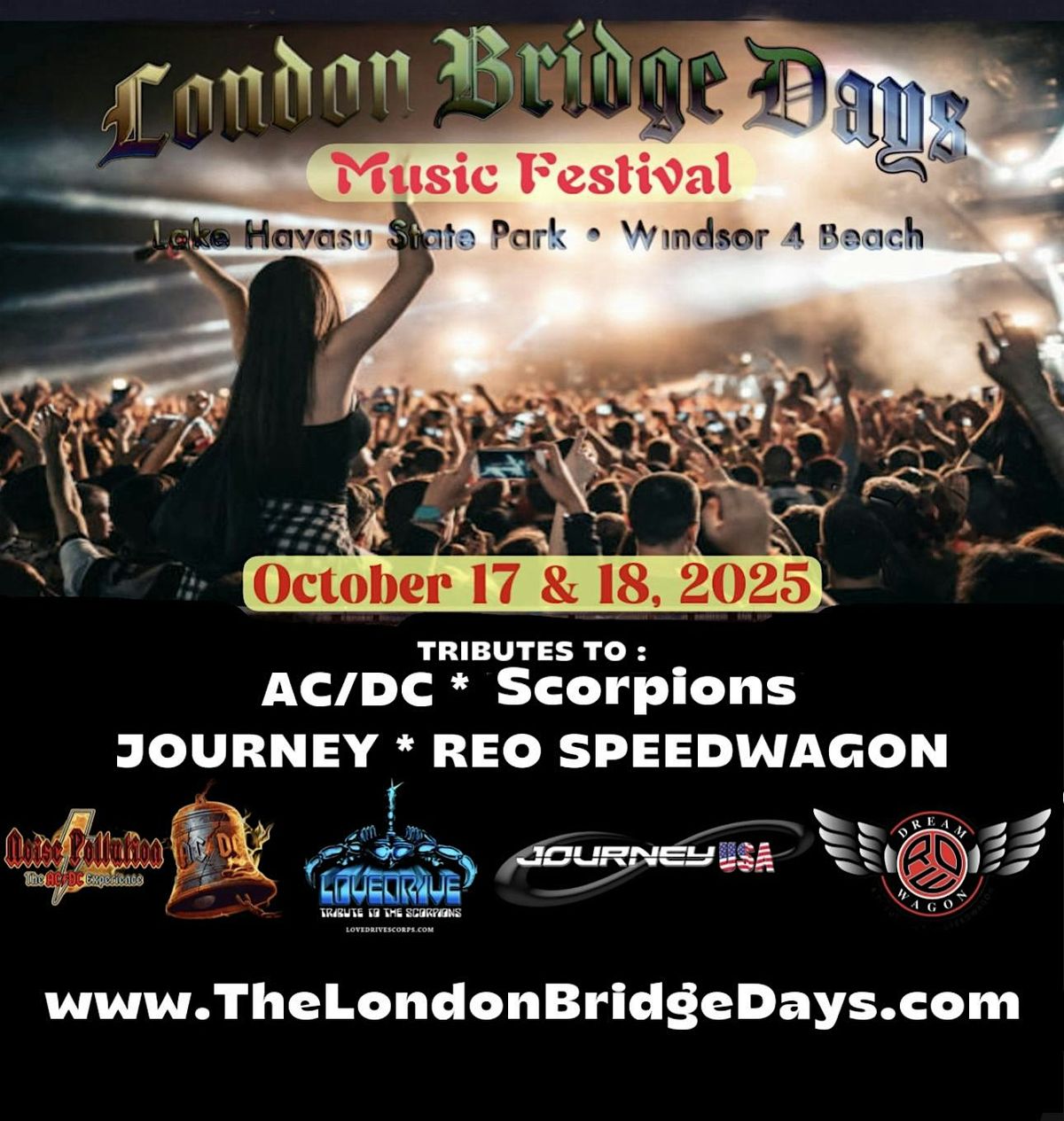 The London Bridge Days Music Festival, 17 October | Event in Lake Havasu City | AllEvents