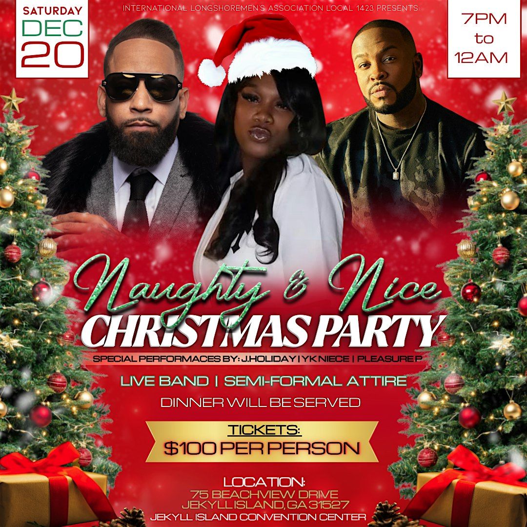 Naughty & Nice Christmas Party, 20 December | Event in Jekyll Island | AllEvents